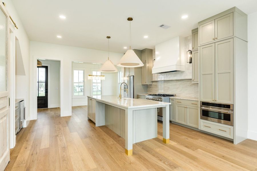 Furnished interior view inside a new home in , Galveston (Image 9).