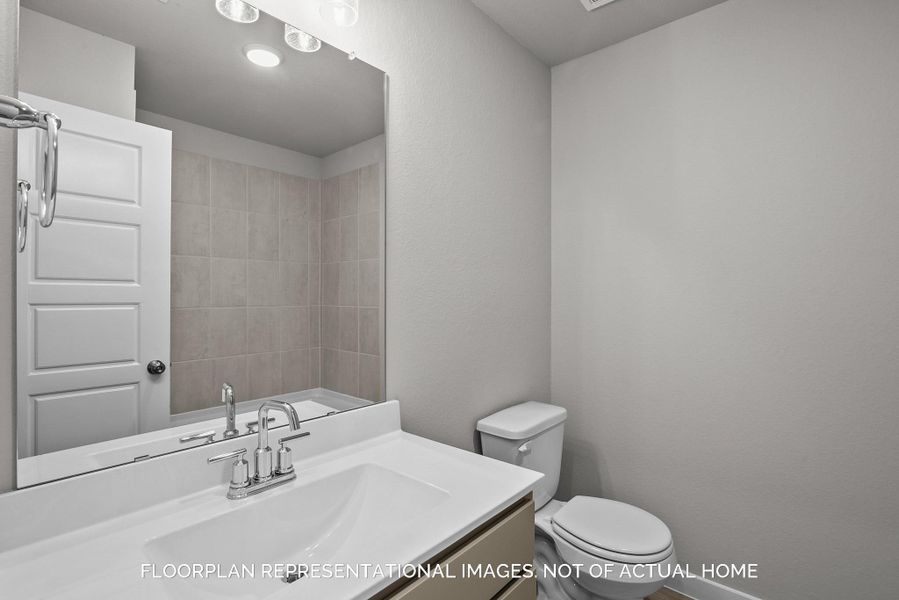 Furnished interior view inside a new home in Magnolia Ridge, Magnolia (Image 9). Furnished interior view inside a new home in Magnolia Ridge, Magnolia (Image 9).