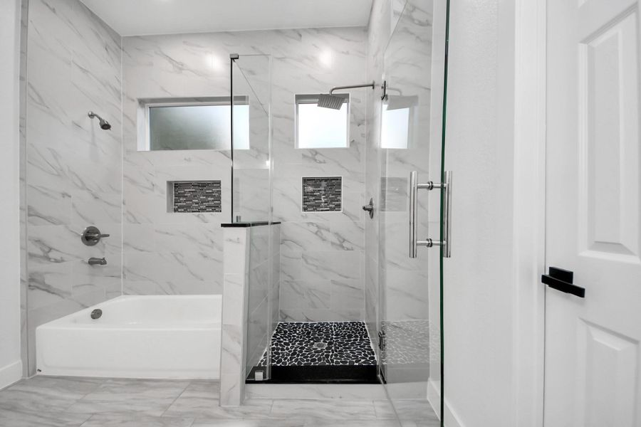 Furnished interior view inside a new home in , La Porte (Image 13).