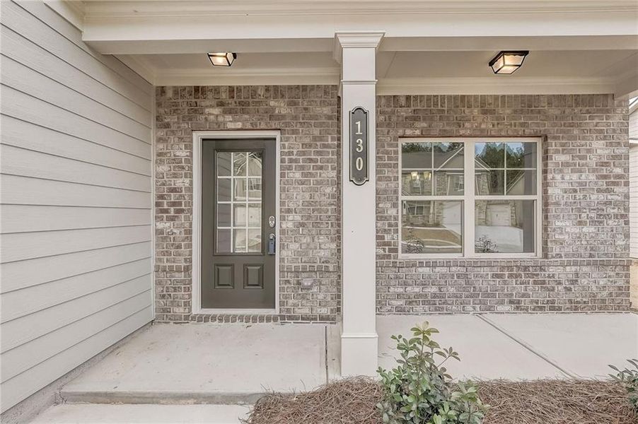 Exterior details and patio area of a home in Summerlin, Winder (Image 34).