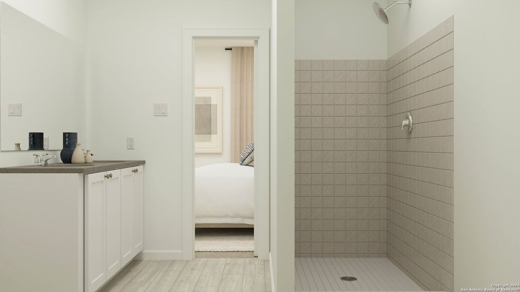 Furnished interior view inside a new home in , Corpus Christi (Image 23).