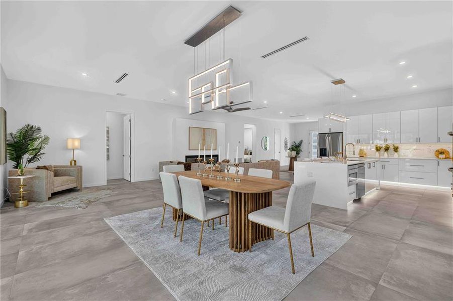Furnished interior view inside a new home in , Sarasota (Image 12).