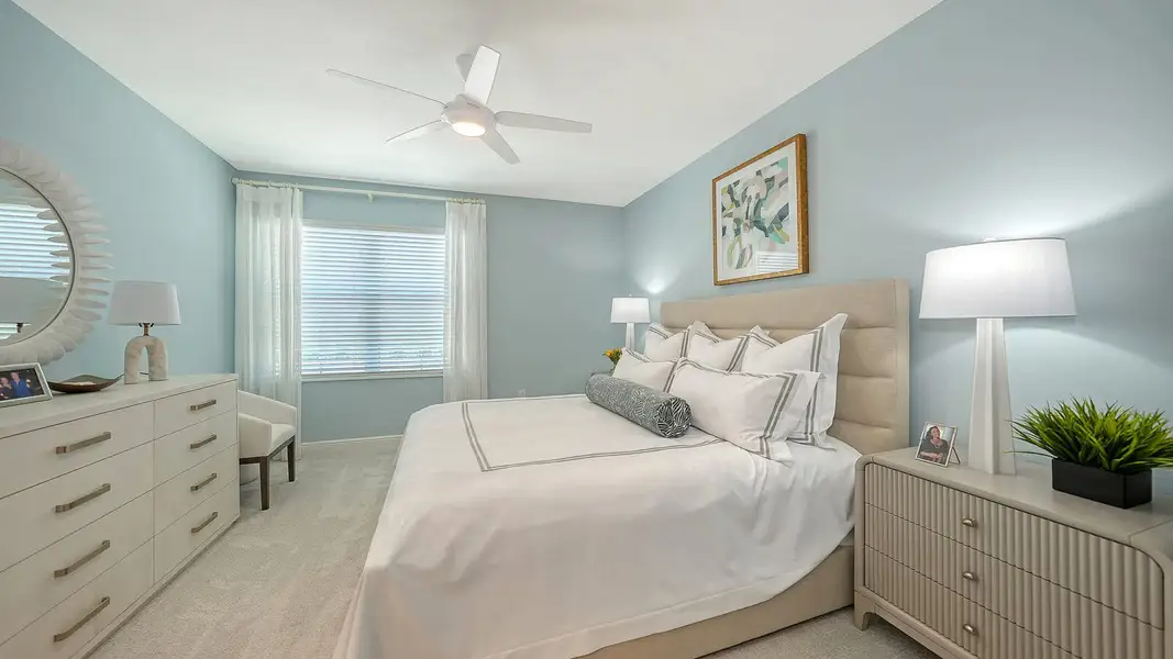 Furnished interior view inside a new home in SkySail, Naples (Image 25). Furnished interior view inside a new home in SkySail, Naples (Image 25).