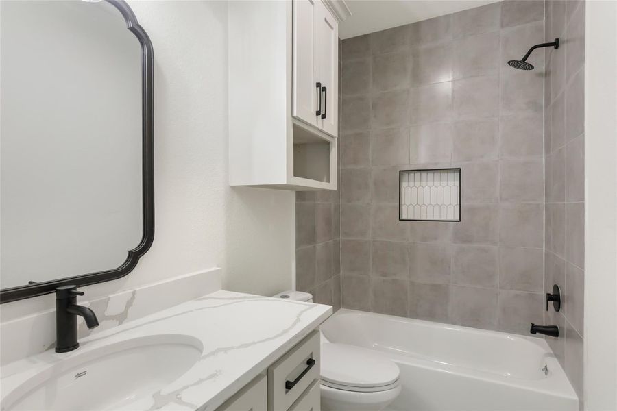 Furnished interior view inside a new home in , La Porte (Image 10).