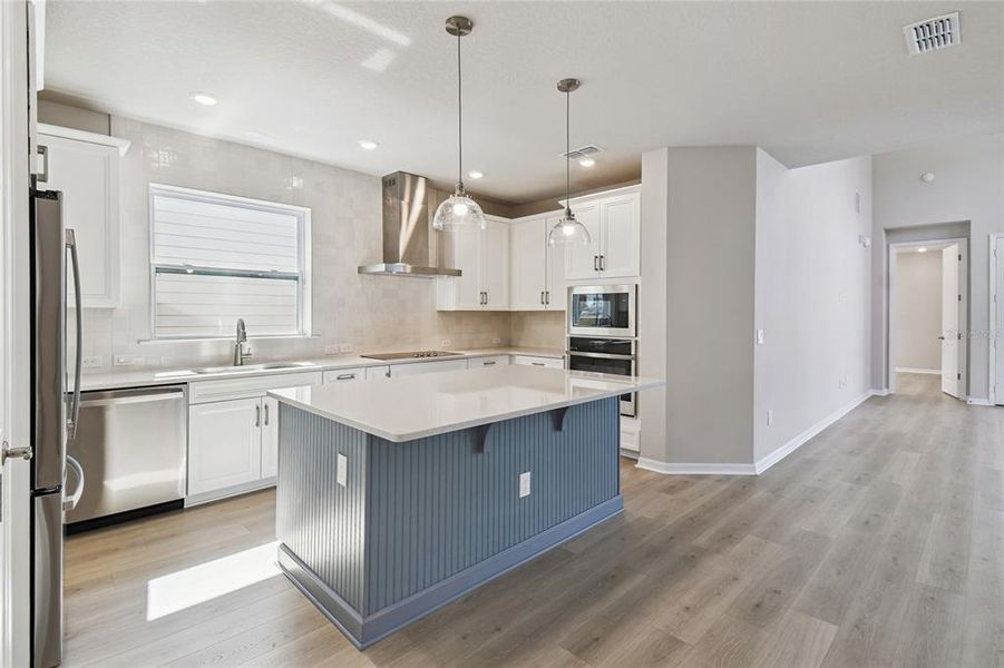 Furnished interior view inside a new home in Weslyn Park in Sunbridge 34', St. Cloud (Image 14).