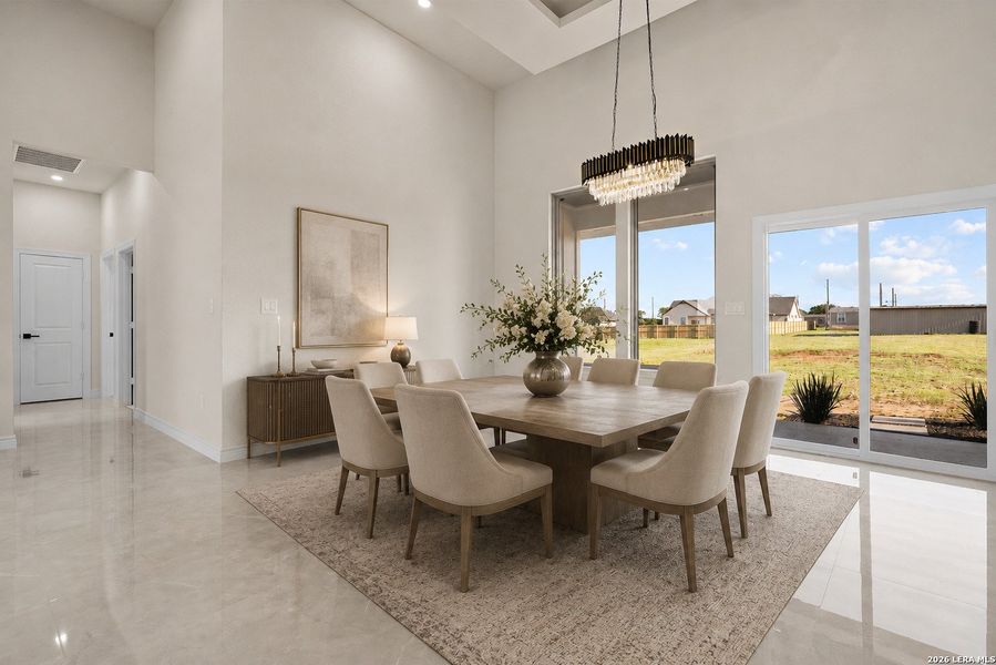 Furnished interior view inside a new home in , Atascosa (Image 31).