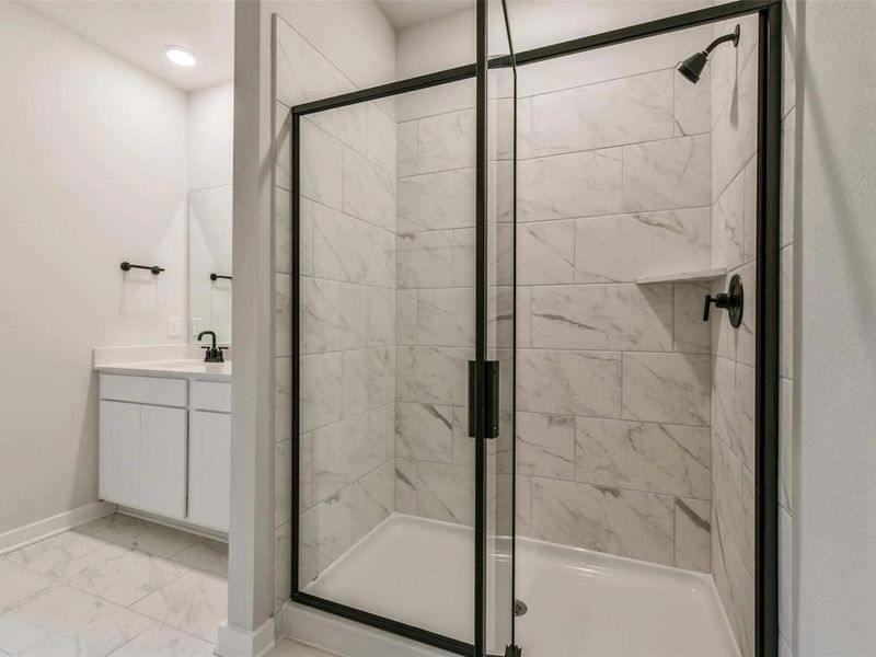 Furnished interior view inside a new home in Sundance Cove, Crosby (Image 11).