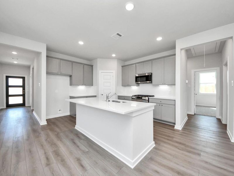 Furnished interior view inside a new home in Emberly, Beasley (Image 12).