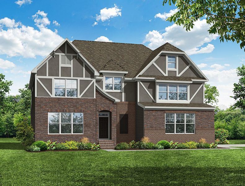 Representative exterior photo of a completed home built from the Waverly by Eastwood Homes in High Springs, Clayton, NC (Image 9).