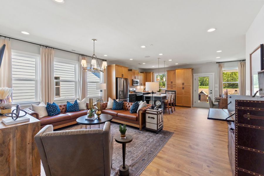 Representative furnished interior of a home built from the Bali by Taylor Morrison in Esplanade at Northgate, Indian Trail (Image 4).