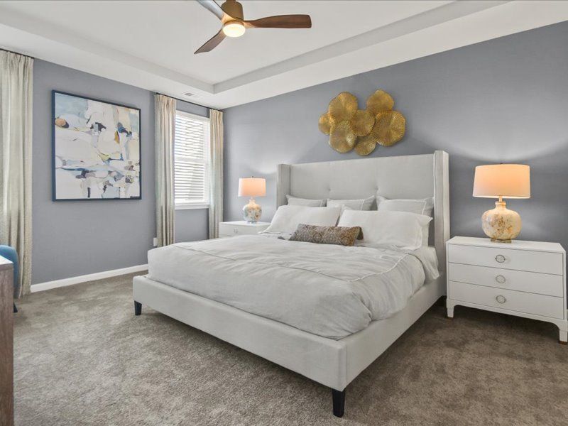 Furnished interior view inside a new home in Wyndermere, Greenville (Image 7).