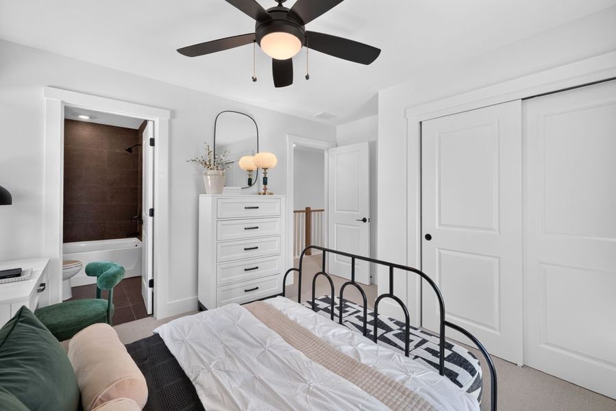 Representative furnished interior of a home built from the Wynfield by Pulte Homes in Bleckley Station, Ball Ground (Image 13).