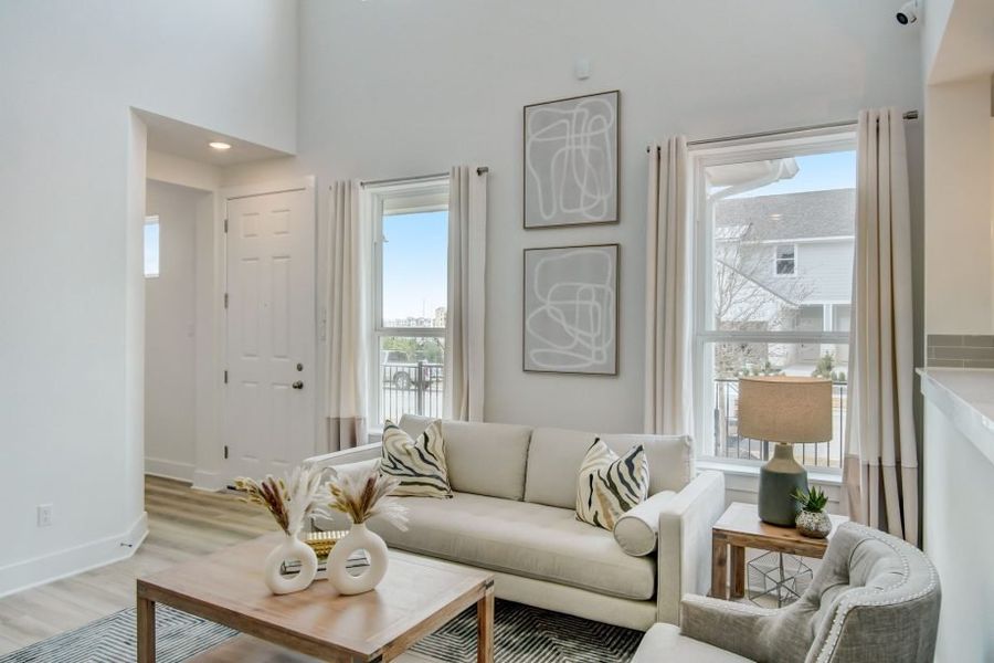Furnished interior view inside a new home in Center 45, Round Rock (Image 11).