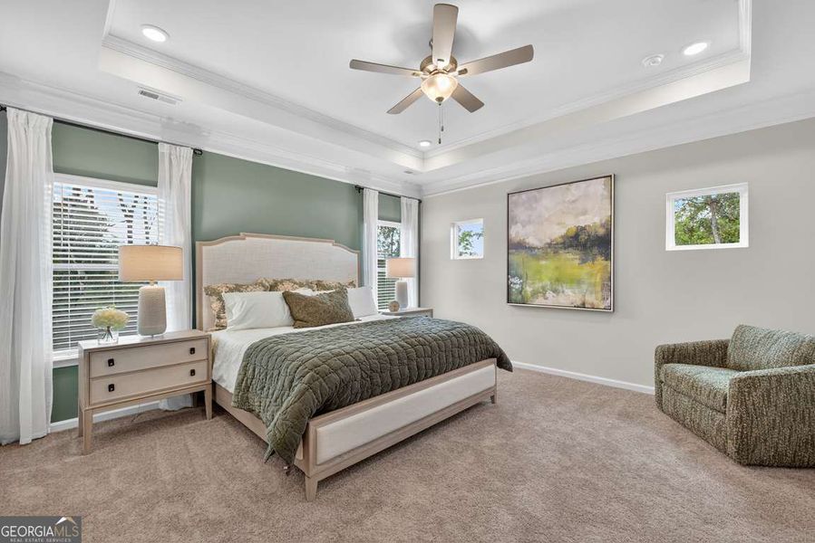 Furnished interior view inside a new home in Crescent Towns, Riverdale (Image 21).