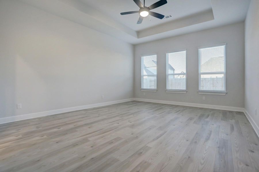 Tucked away in its own private corner, the owner’s retreat offers a serene escape from the hustle and bustle of everyday life