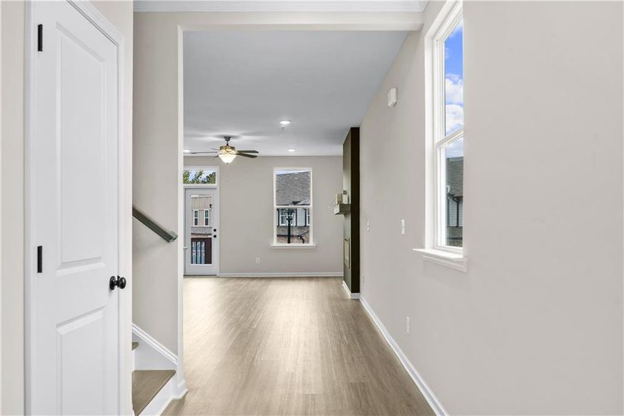 Spacious, unfurnished interior of a new home in The Collection at Vinings, Atlanta (Image 25). Spacious, unfurnished interior of a new home in The Collection at Vinings, Atlanta (Image 25).