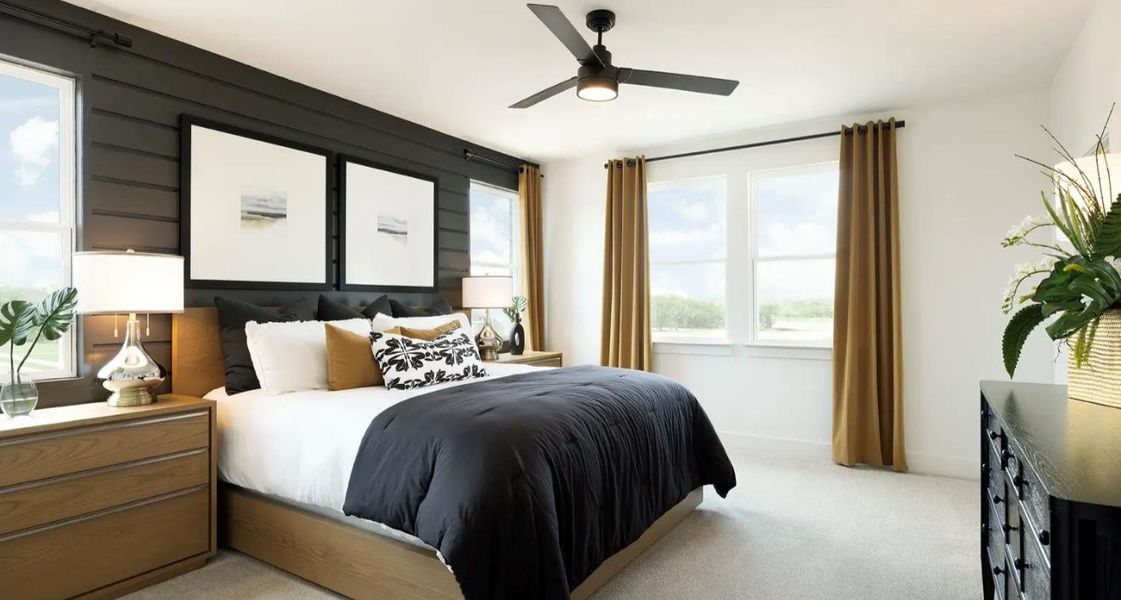 Furnished interior view inside a new home in , Kyle (Image 9).