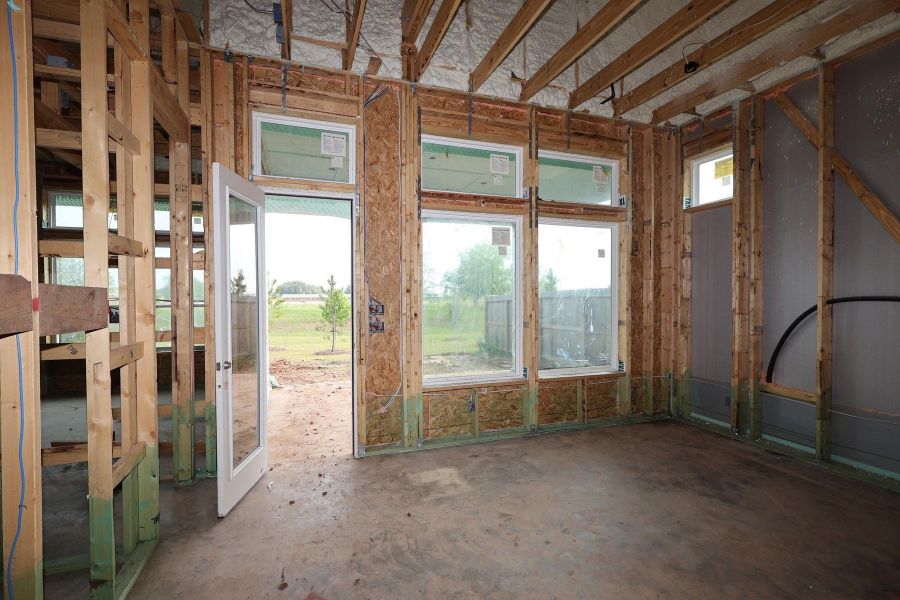 In-progress construction of a new home in Harvest Green - Reserve Collection, Richmond, TX (Image 7).