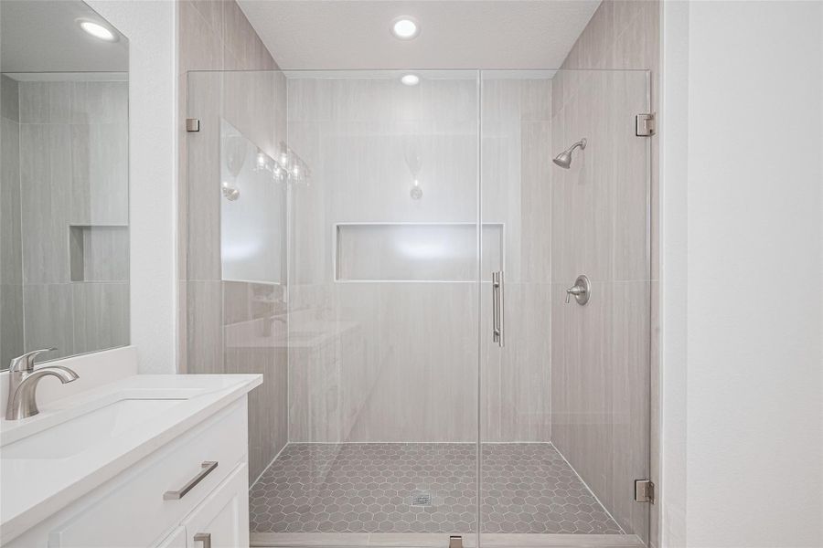 Furnished interior view inside a new home in , Houston (Image 8).