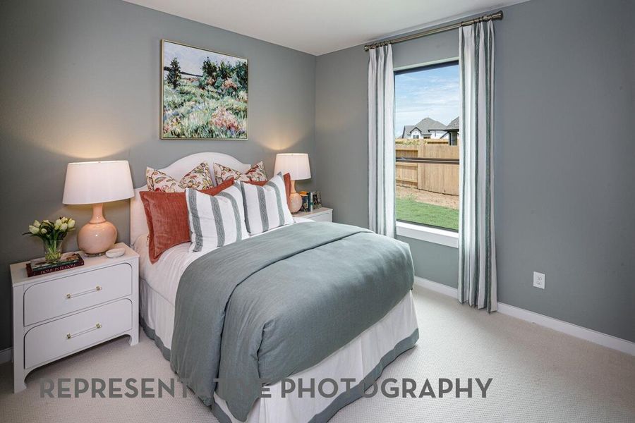 Furnished interior view inside a new home in The Highlands, Porter (Image 9).