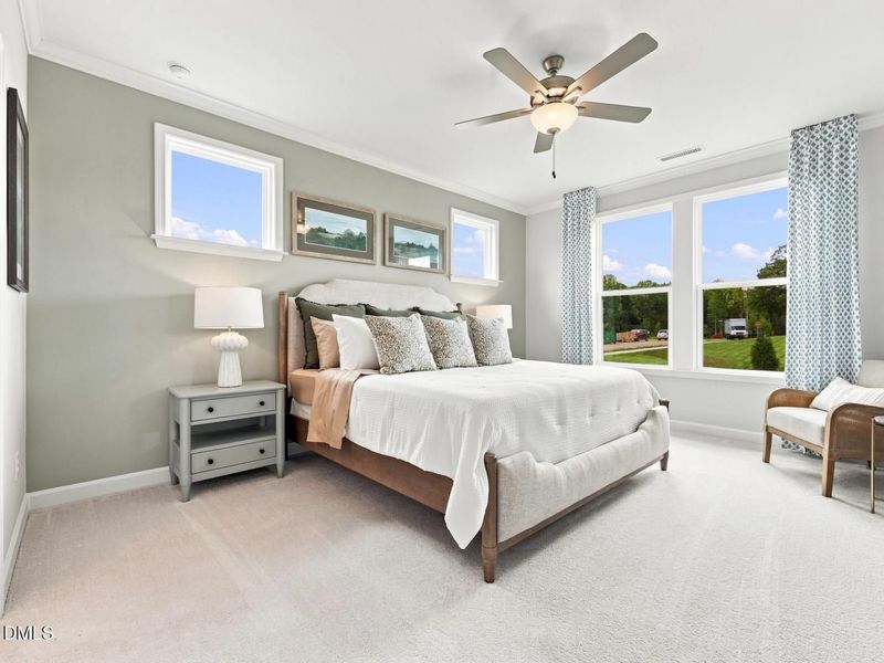 Furnished interior view inside a new home in Woodland Crossing, Zebulon (Image 24).