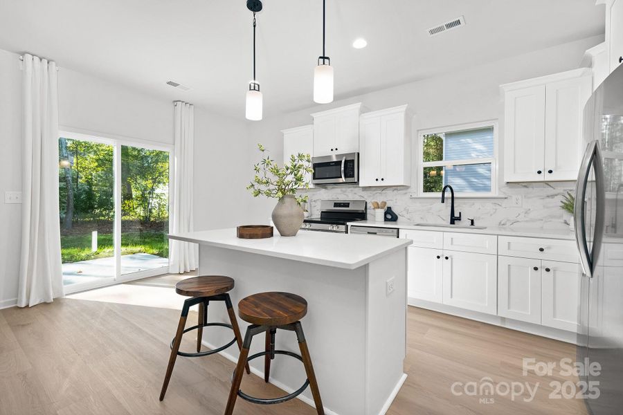 Furnished interior view inside a new home in , Huntersville (Image 2). Furnished interior view inside a new home in , Huntersville (Image 2).