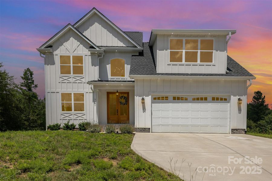 Front exterior of a new home in , Clover, SC, highlighting curb appeal (Image 19). Front exterior of a new home in , Clover, SC, highlighting curb appeal (Image 19).