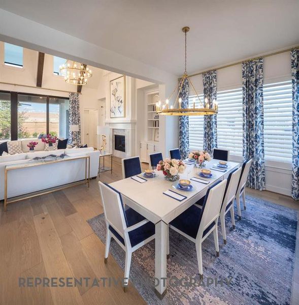 Furnished interior view inside a new home in Mustang Lakes, Celina (Image 14).