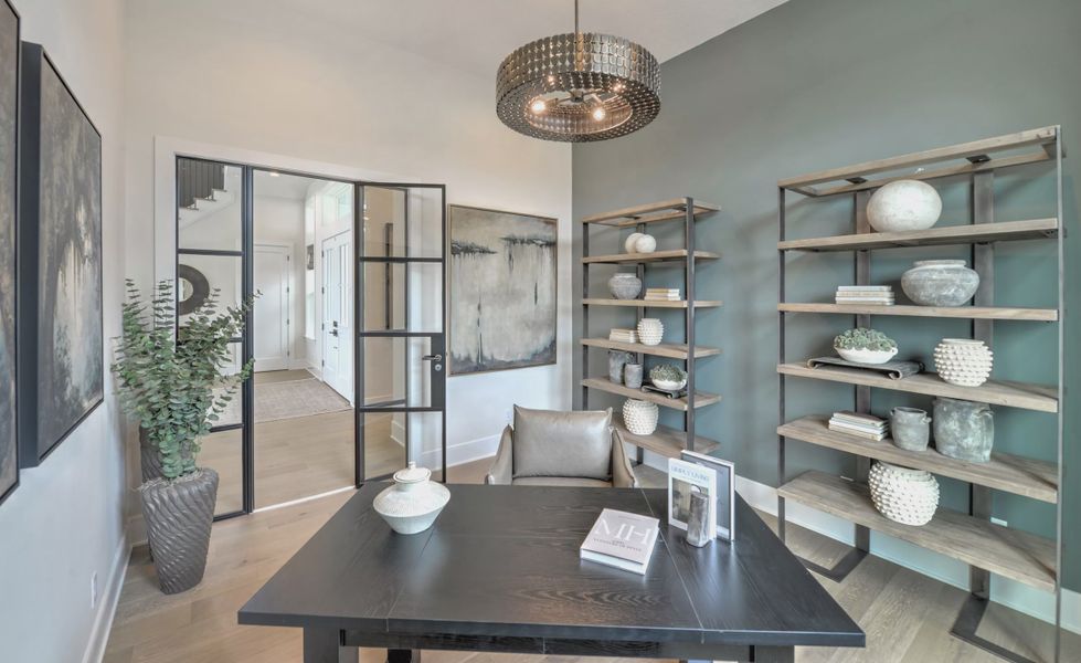 Furnished interior view inside a new home in EverRange, Jacksonville (Image 38).