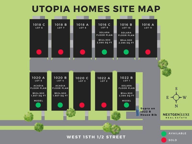 Utopia Homes Site Map