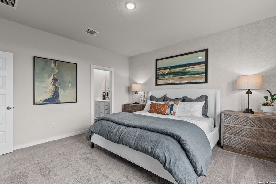 Furnished interior view inside a new home in Park Place, New Braunfels (Image 22).