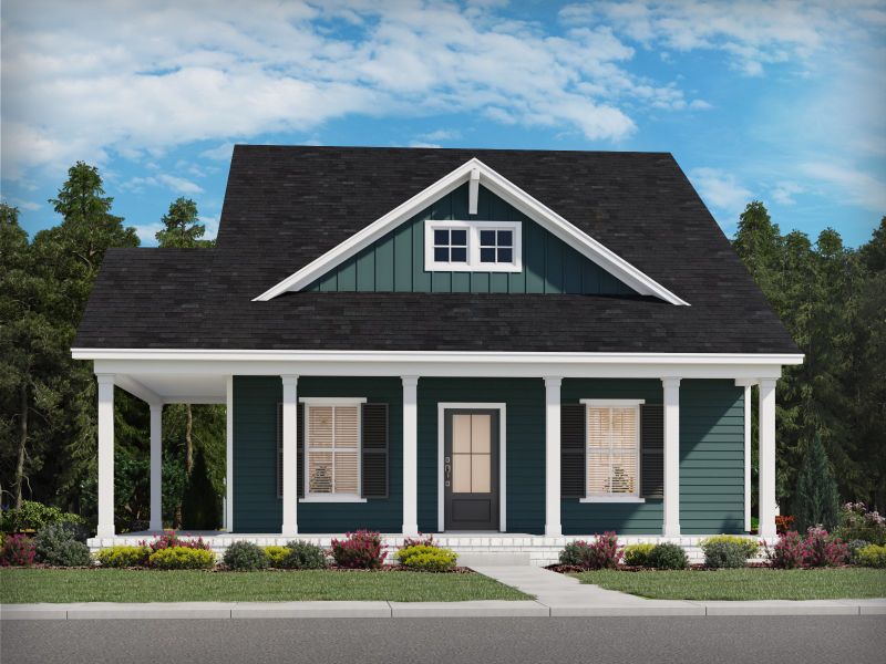 Representative exterior photo of a completed home built from the Mackenzie by Meritage Homes in Poplar Farms, Franklin, TN (Image 6).