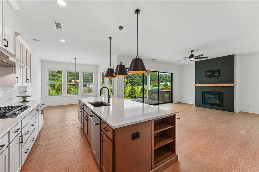 Furnished interior view inside a new home in , Cumming (Image 13).