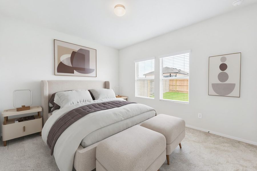 Furnished interior view inside a new home in Edgebrooke, Pflugerville (Image 9).