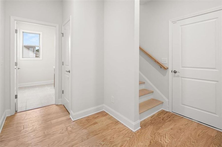 Spacious, unfurnished interior of a new home in Soleil Summit Chase, Snellville (Image 27). Spacious, unfurnished interior of a new home in Soleil Summit Chase, Snellville (Image 27).