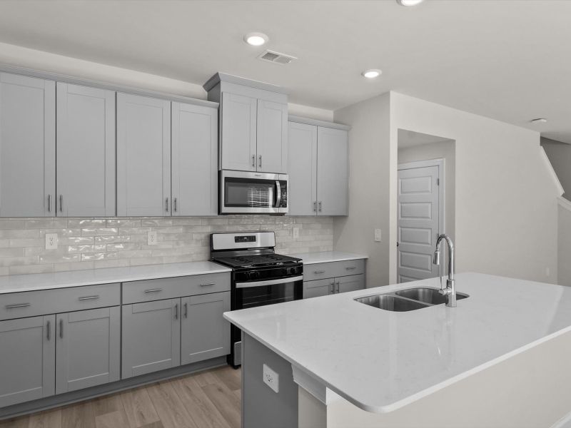 Furnished interior view inside a new home in Vickery Station, Woodruff (Image 4).