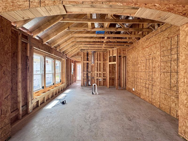 In-progress construction of a new home in Meridiana, Manvel, TX (Image 17).