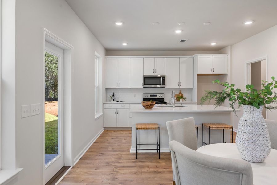 Furnished interior view inside a new home in The Oaks, Goose Creek (Image 3).