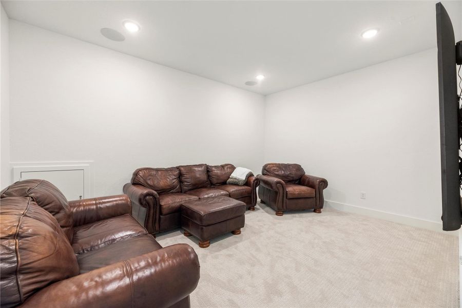 Furnished interior view inside a new home in Bridgeland, Cypress (Image 29).