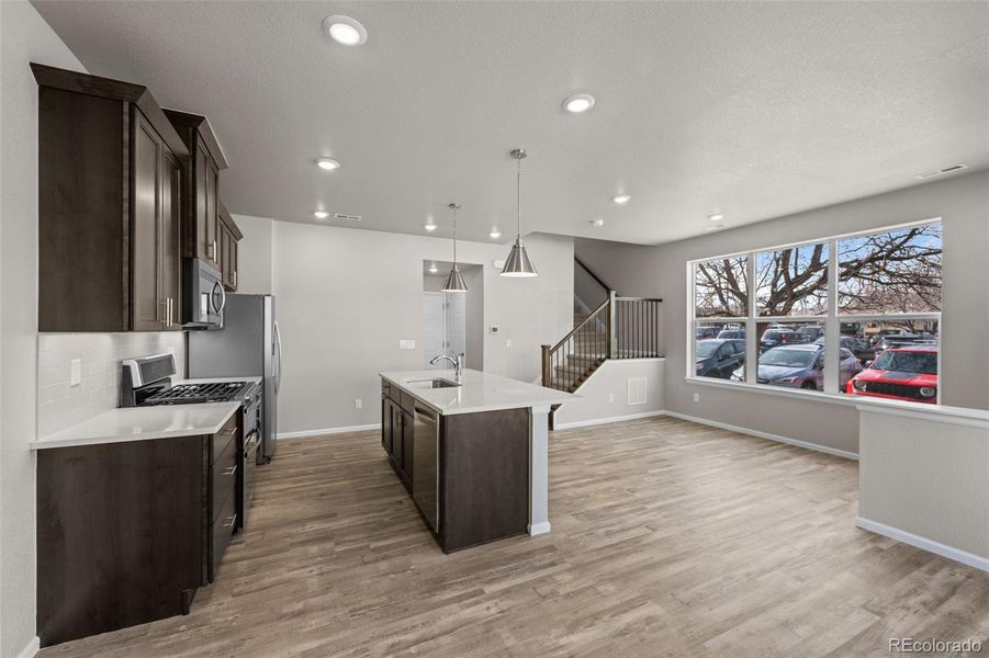 Furnished interior view inside a new home in Ralston Creek, Arvada (Image 18).
