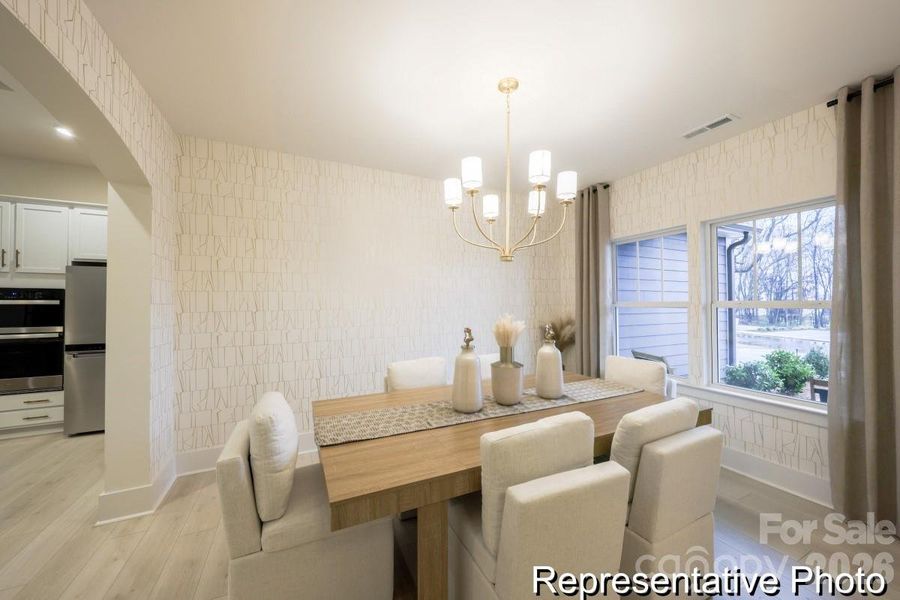 Furnished interior view inside a new home in Huntington Hills, Lincolnton (Image 15).