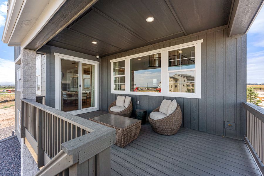 Representative furnished interior of a home built from the Vail by Taylor Morrison in Macanta Destination Collection, Castle Rock (Image 21).