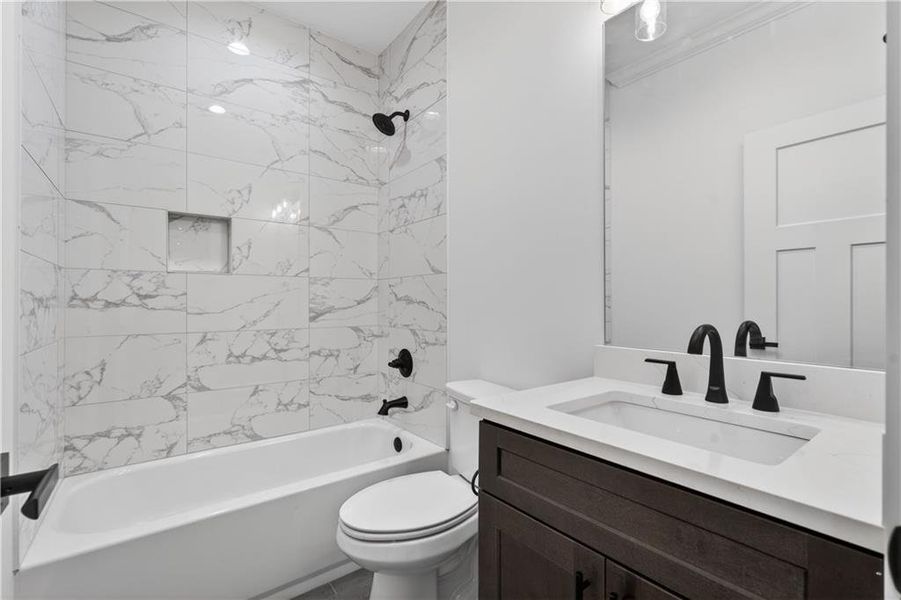 Furnished interior view inside a new home in , Ellijay (Image 10).