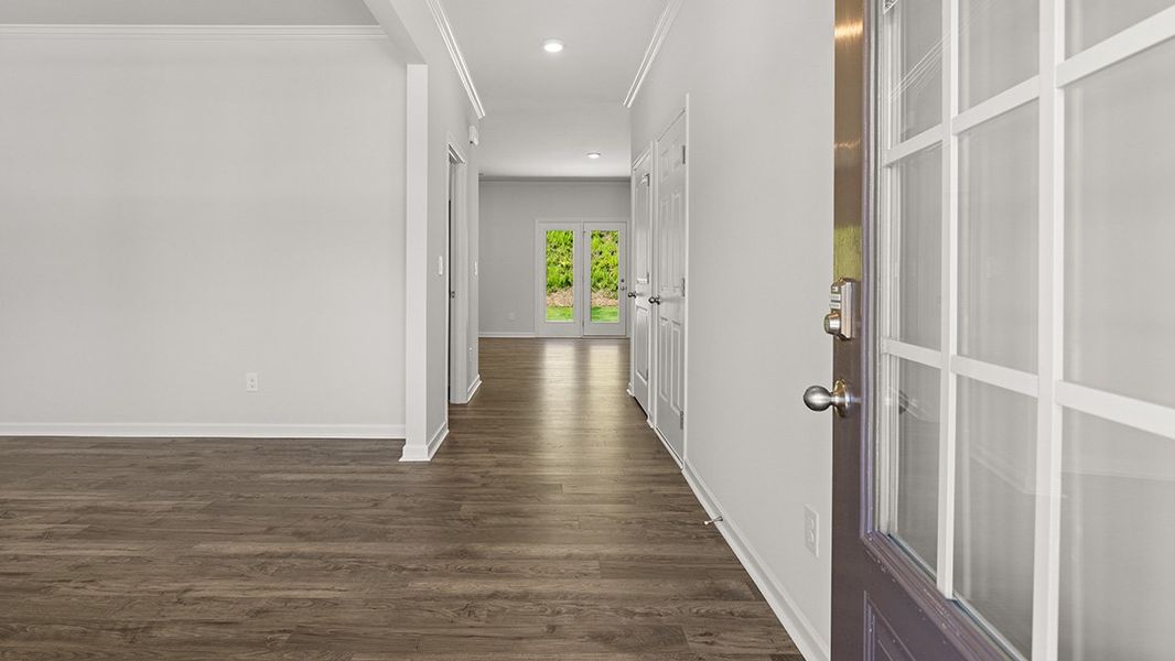 Representative unfurnished interior of a home built from the GALEN by D.R. Horton in Thompson Ridge, Dallas (Image 4).