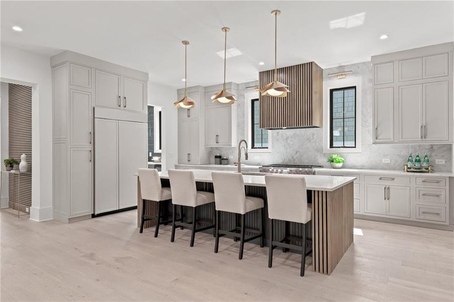 Furnished interior view inside a new home in , Atlanta (Image 45).
