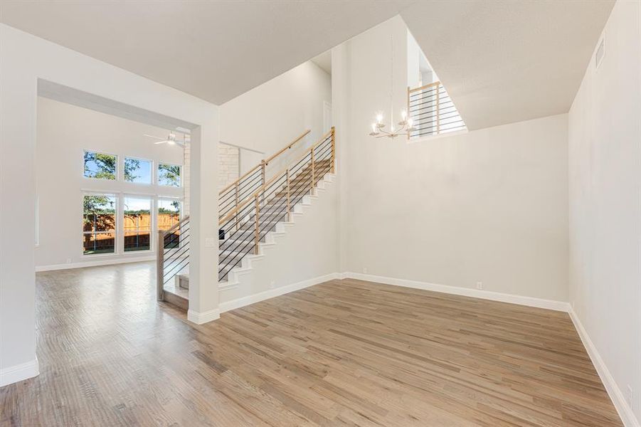 Spacious, unfurnished interior of a new home in Hayes Crossing, Midlothian (Image 17).
