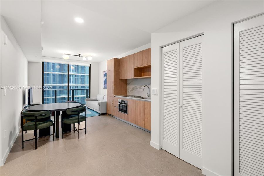 Furnished interior view inside a new home in , Miami (Image 9). Furnished interior view inside a new home in , Miami (Image 9).