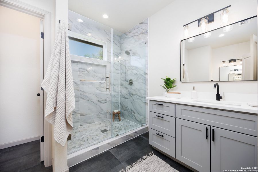 Furnished interior view inside a new home in , San Antonio (Image 17). Furnished interior view inside a new home in , San Antonio (Image 17).