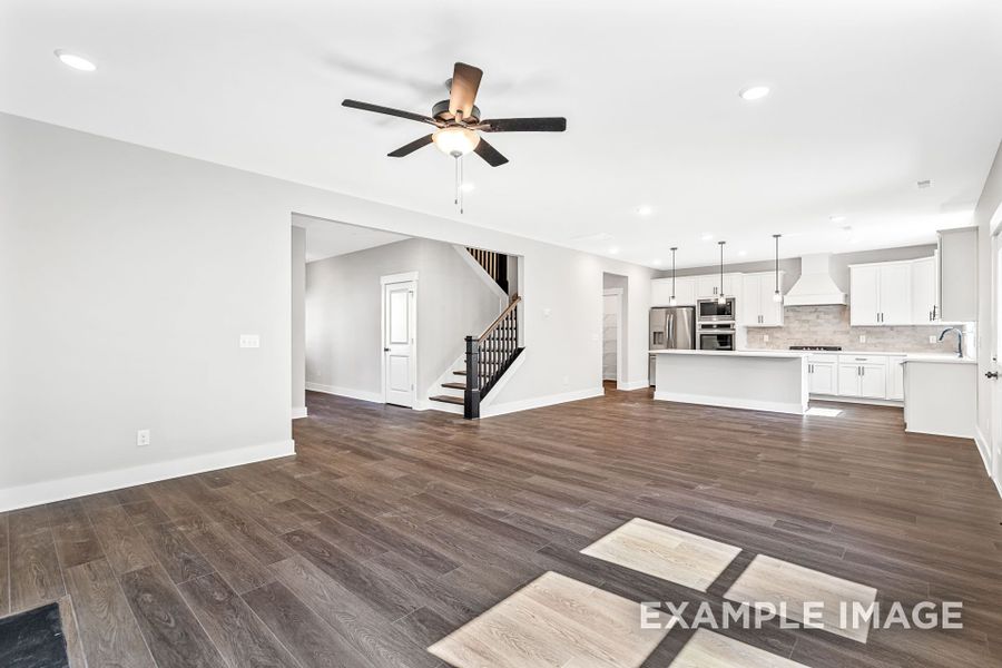 Representative unfurnished interior of a home built from the The Henry A by Davidson Homes LLC in Woods Crossing, Gallatin (Image 25).