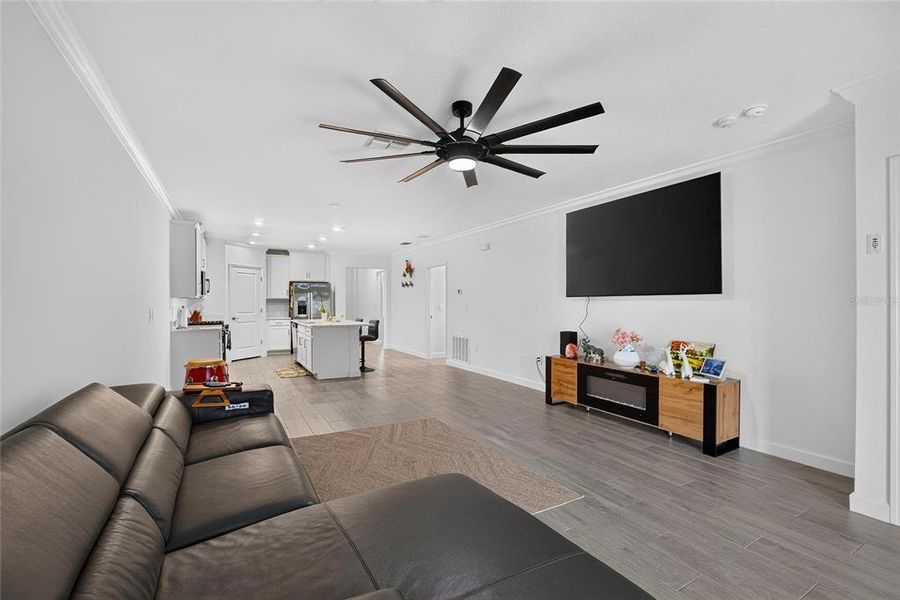 Furnished interior view inside a new home in Southshore Bay Active Adult, Wimauma (Image 8).